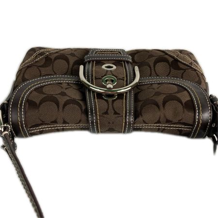  COACH コーチ ソーホー シグネチャー ワンショルダーバッグ 10296 ブラウン