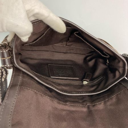  COACH コーチ ソーホー シグネチャー ワンショルダーバッグ 10296 ブラウン