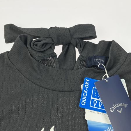  Callaway キャロウェイ ゴルフウェア 半袖 モックネックワンピース C24129200 ブラック