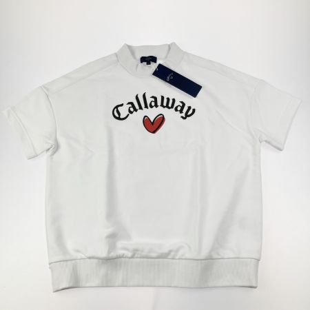  Callaway キャロウェイ ゴルフウェア ラブキャロウェイ 半袖スウェット C25117222 ホワイト