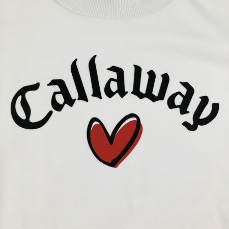 Callaway キャロウェイ ゴルフウェア ラブキャロウェイ 半袖スウェット C25117222 ホワイト