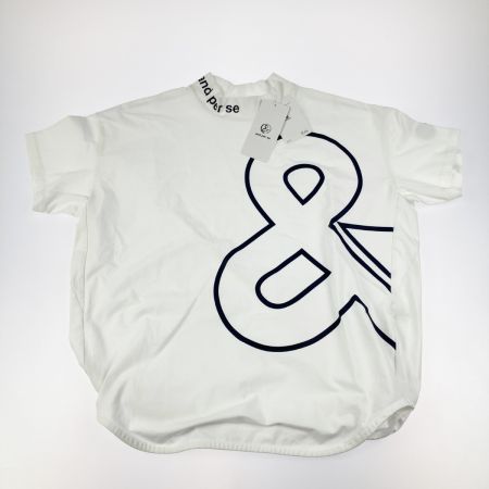  and per se アンパスィー ゴルフウェア 半袖 リファインドライ モックネックシャツ AFS9515V5 ホワイト