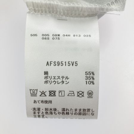  and per se アンパスィー ゴルフウェア 半袖 リファインドライ モックネックシャツ AFS9515V5 ホワイト