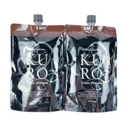 ▽▽  バランローズ KURO クリームシャンプー ダークブラウン 400g ×2個セット Nランク