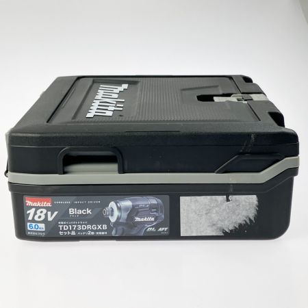  MAKITA マキタ 充電式インパクトドライバ 18V 6.0Ah TD173DRGXB ブラック