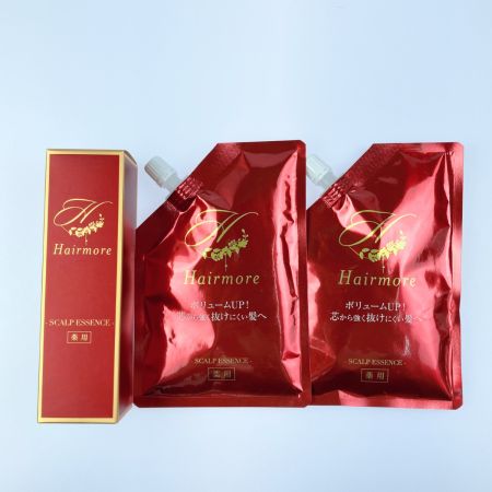   Hairmore ヘモア 薬用ヘアローションS スカルプエッセンス 120ml 1本+詰替え2個
