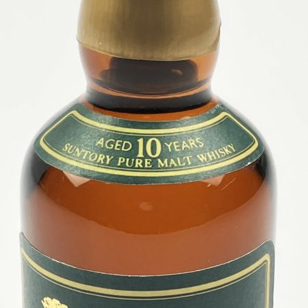 【北海道内限定発送】 SUNTORY サントリー ピュアモルト ウイスキー 山崎 10年 50ml 未開栓