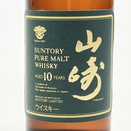 【北海道内限定発送】 SUNTORY サントリー ピュアモルト ウイスキー 山崎 10年 50ml 未開栓