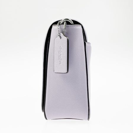  COACH コーチ メッセンジャーバッグ シグネチャー キャンバス インテリア CJ843 ラベンダー