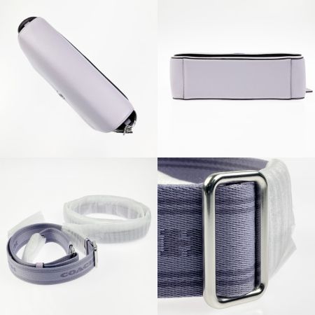  COACH コーチ メッセンジャーバッグ シグネチャー キャンバス インテリア CJ843 ラベンダー