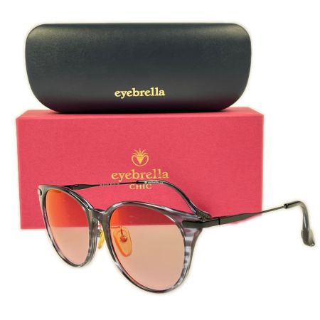  eyebrella アイブレラ シーク サングラス  EB-42 ネイビー