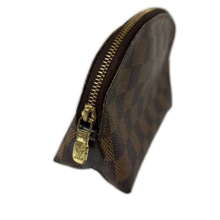  LOUIS VUITTON ルイヴィトン ダミエ ポッシュ・コスメティック 化粧ポーチ N47516 ブラウン