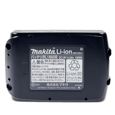 MAKITA マキタ 18Vリチウムイオンバッテリ 6.0Ah BL1860B