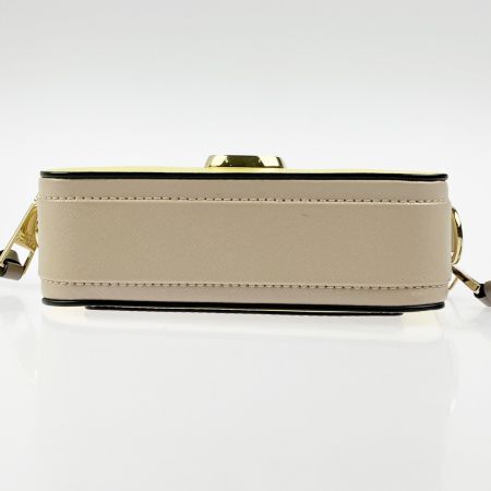  MARC JACOBS マークジェイコブス ザ スナップショット m0012007 イエロー×ブラウン