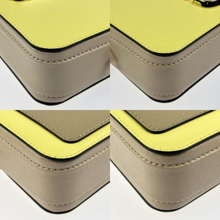  MARC JACOBS マークジェイコブス ザ スナップショット m0012007 イエロー×ブラウン