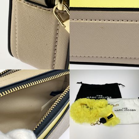  MARC JACOBS マークジェイコブス ザ スナップショット m0012007 イエロー×ブラウン