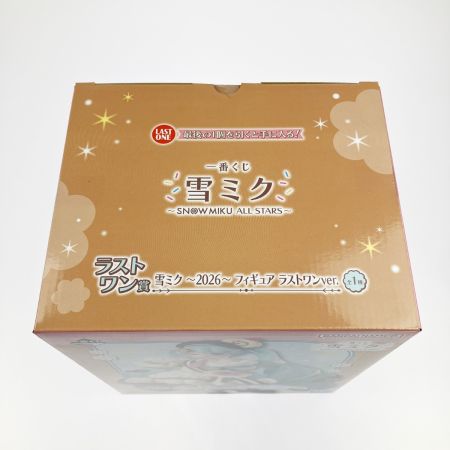   一番くじ 雪ミク SNOW MIKU ALL STARS ラストワン賞 雪ミク 2026 フィギュア 未開封品