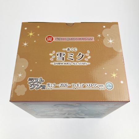   一番くじ 雪ミク SNOW MIKU ALL STARS ラストワン賞 雪ミク 2026 フィギュア 未開封品