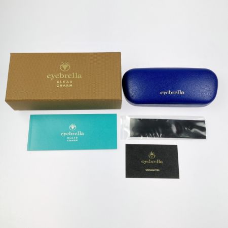  eyebrella アイブレラ クリア チャーム サングラス EB-13 クールブラウン