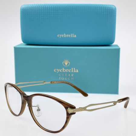  eyebrella アイブレラ クリアタッチ サングラス EB-39 ブラウン