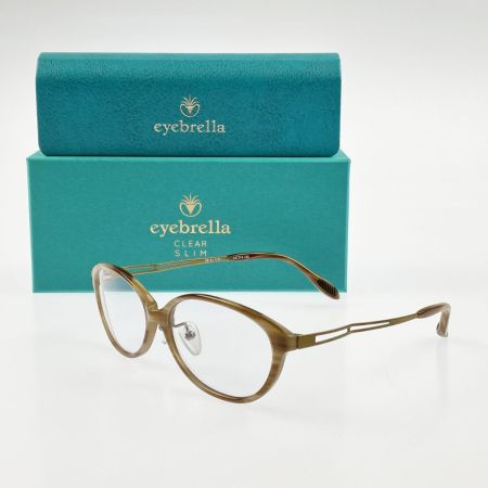  eyebrella アイブレラ クリアスリム サングラス EB-21 ロイヤルベージュ