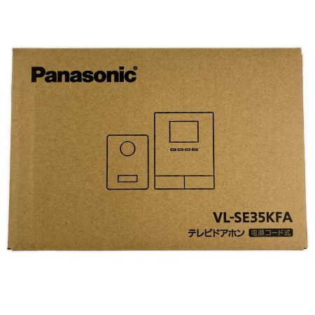  Panasonic パナソニック テレビドアホン 電源コード式 VL-SE35KFA 開封未使用品