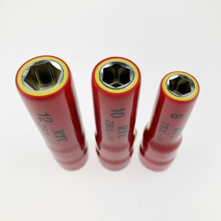  KTC ケーティーシー 9.5sq.絶縁ディープソケット 3種セット ZB3L-08/10/12
