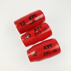 ▽▽ KTC ケーティーシー 9.5sq.絶縁ソケット 3種セット ZB3-08/10/12 Sランク