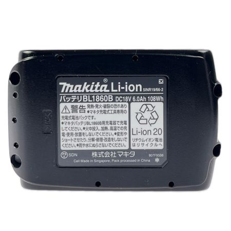 MAKITA マキタ 18Vリチウムイオンバッテリ 6.0Ah BL1860B