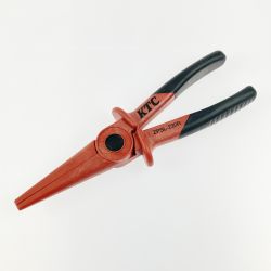 ▽▽ KTC ケーティーシー 樹脂製絶縁ノーズプライヤー ZPSL-220R Sランク