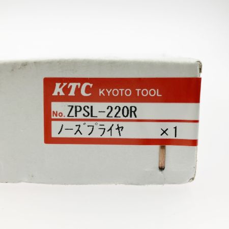  KTC ケーティーシー 樹脂製絶縁ノーズプライヤー ZPSL-220R