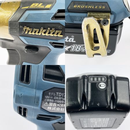  MAKITA マキタ 充電式インパクトドライバ 18V 6.0Ah TD173DGXPB 限定色プレミアムブルー