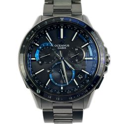 ▽▽ CASIO カシオ OCEANUS オシアナス GPSハイブリッド電波ソーラー OCW-G1100 Bランク