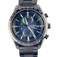 CITIZEN シチズン アテッサ アクトライン ブラックチタン LAYERS of TIME エコ・ドライブ AT8286-65E/H800-A1CN20D Bランク