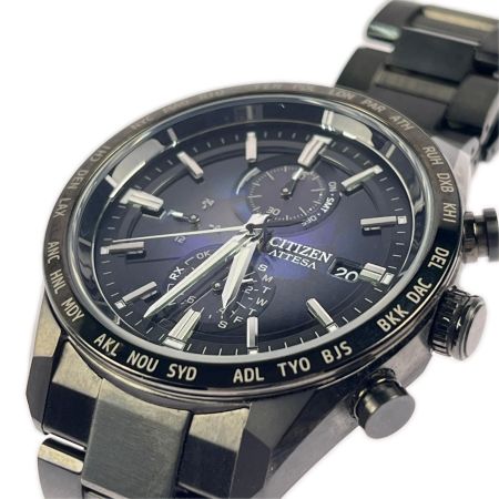  CITIZEN シチズン アテッサ アクトライン ブラックチタン LAYERS of TIME エコ・ドライブ AT8286-65E