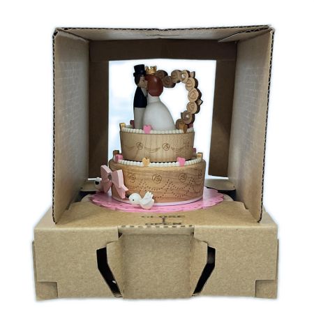   Collectible Musical Box ハンドメイド オルゴール ウエディングケーキ