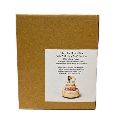   Collectible Musical Box ハンドメイド オルゴール ウエディングケーキ