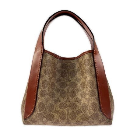  COACH コーチ ハドリー ホーボー 21 シグネチャー キャンバス 79251 ブラウン