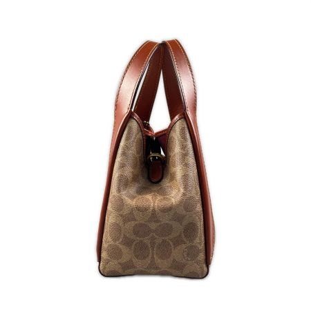  COACH コーチ ハドリー ホーボー 21 シグネチャー キャンバス 79251 ブラウン