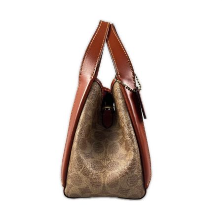  COACH コーチ ハドリー ホーボー 21 シグネチャー キャンバス 79251 ブラウン