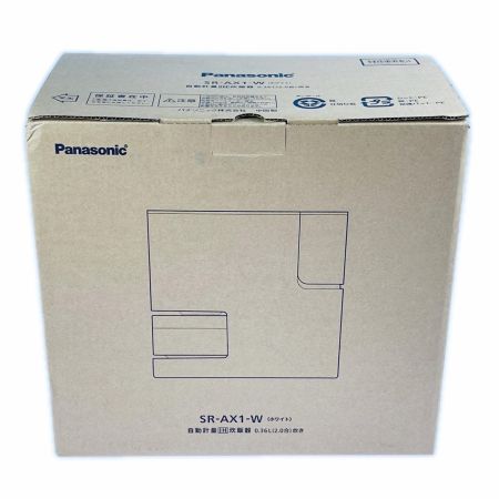  Panasonic パナソニック 自動計量IH炊飯器 2合炊き SR-AX1-W 2023年製 開封未使用品