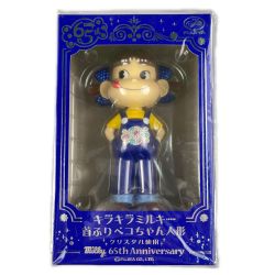 ▽▽ FUJIYA キラキラミルキー 首ふりペコちゃん人形 クリスタル使用 milky 65th Anniversary Sランク