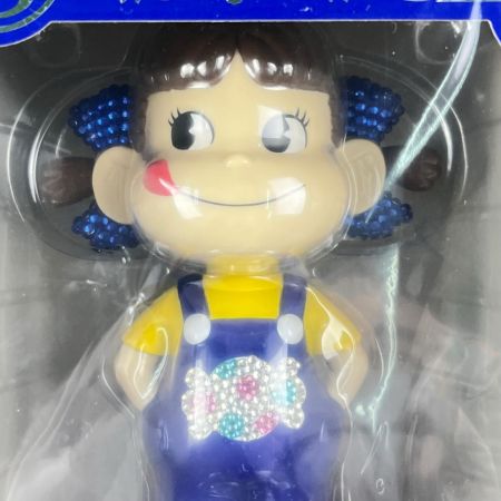  FUJIYA キラキラミルキー 首ふりペコちゃん人形 クリスタル使用 milky 65th Anniversary