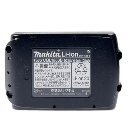 MAKITA マキタ 18Vリチウムイオンバッテリ 6.0Ah BL1860B