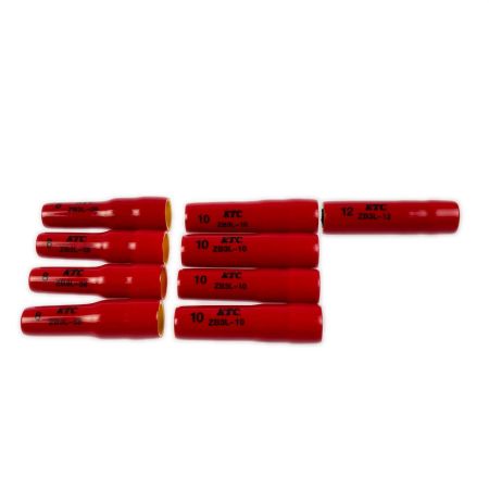  KTC ケーティーシー 9.5sq.絶縁ディープソケット 3種9点セット ZB3L-08/10/12