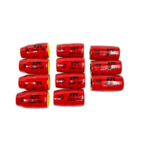  KTC ケーティーシー 9.5sq.絶縁ソケット 3種11点セット ZB3-08/10/12