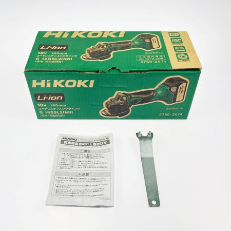  HiKOKI ハイコーキ コードレスディスクグラインダ 18V G18DSL2(NN) 本体のみ