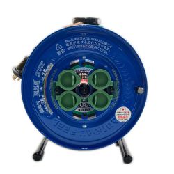 ▽▽ HATAYA コードリール サンデーレインボーリール 屋外用 30m SG-30K ブルー Sランク