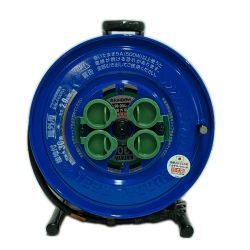 ▽▽ HATAYA コードリール サンデーレインボーリール 屋外用 30m SG-30K ブルー Sランク