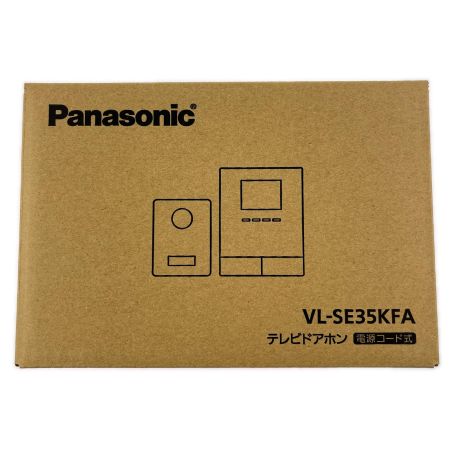  Panasonic パナソニック テレビドアホン 電源コード式 VL-SE35KFA 開封未使用品